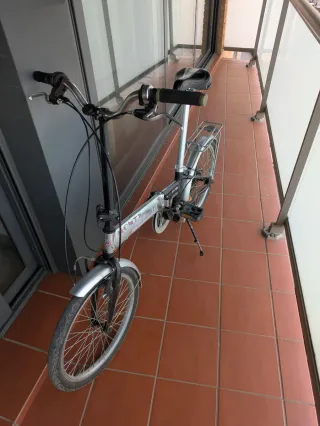 Bicicleta Plegable Monty F-19 Plata