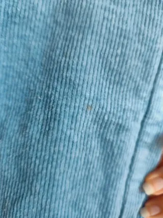 Pantalones de pana azul claro talla M