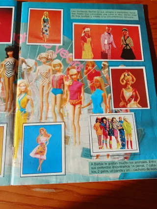 Álbum cromos Barbie Panini 1993
