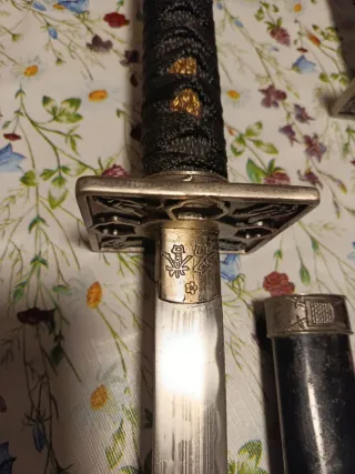 Set 3 Katanas Decorativas Negras