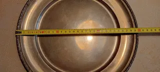 Piatto Zaramella Argento 800 anni '50-'60