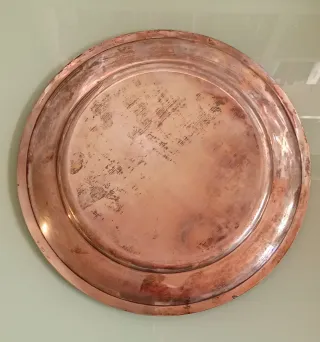 Piatto Zaramella Argento 800 anni '50-'60