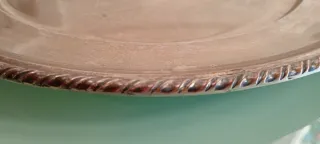 Piatto Zaramella Argento 800 anni '50-'60