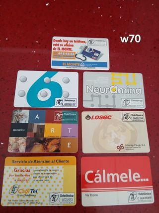 7 Carte Telefoniche Spagna