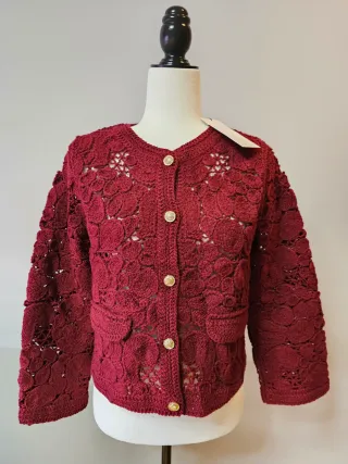 Chaqueta Crochet Zara