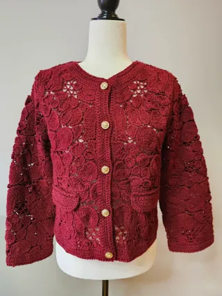 Chaqueta Crochet Zara