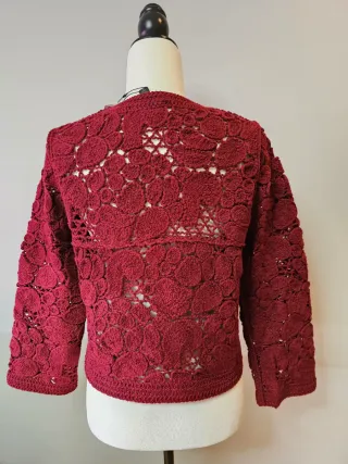 Chaqueta Crochet Zara