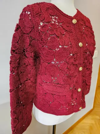 Chaqueta Crochet Zara
