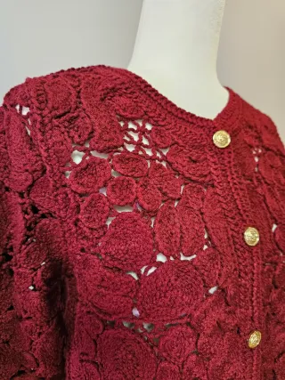 Chaqueta Crochet Zara