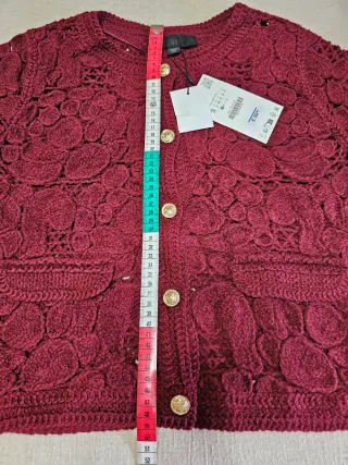 Chaqueta Crochet Zara