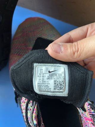 Nike Air Max Flyknit Racer Talla 48.5 Nuevas