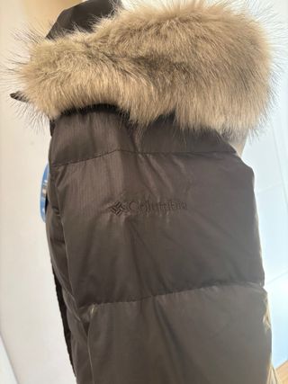 Abrigo Columbia Negro Mujer