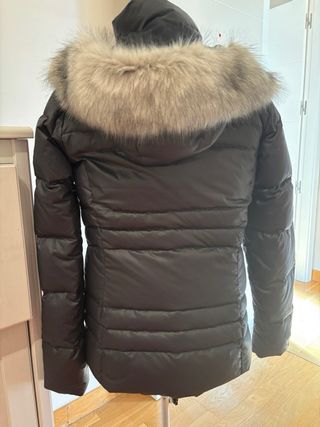 Abrigo Columbia Negro Mujer