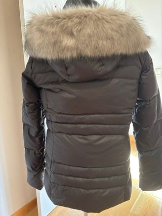 Abrigo Columbia Negro Mujer