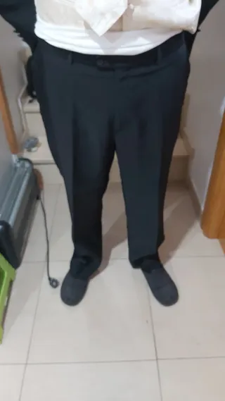 Traje Novio Rayas Azul Enzo Romano