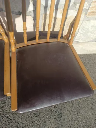 PARA RESTAURAR Sillas de Madera con Asiento de Pie