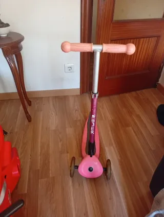 Patinete Globber 3 ruedas rosa