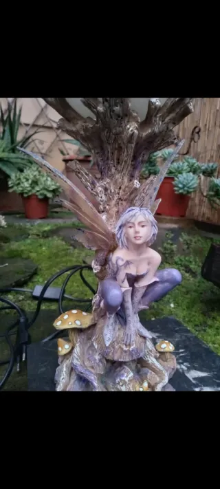 Lampada fata LES alpes con ala incollata