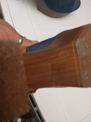 Zuecos altos plataforma denim y hebilla