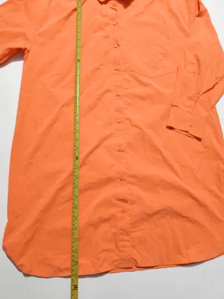 Camisa naranja larga