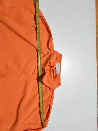 Camisa naranja larga