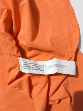 Camisa naranja larga