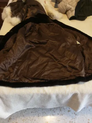 Abrigo de piel marrón Made in Spain