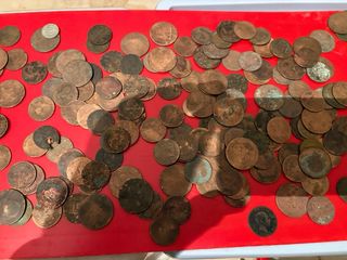 Monedas antiguas de cobre