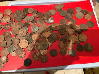 Monedas antiguas de cobre