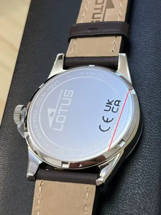 Reloj Lotus Classic Plateado y marrón para hombre