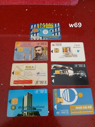 7 Carte Telefoniche Spagna