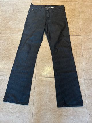 Armani Jeans Vaqueros Finos Rayas Azules