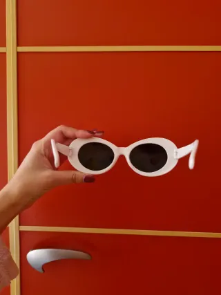 Occhiali da sole Retrò Bianchi