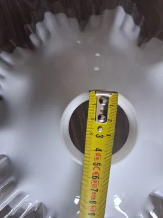 Tulipa de lámpara antigua de cristal