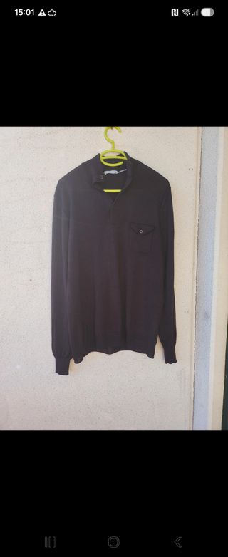 Jersey Paolo Pecora Lana Marrón