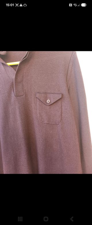 Jersey Paolo Pecora Lana Marrón