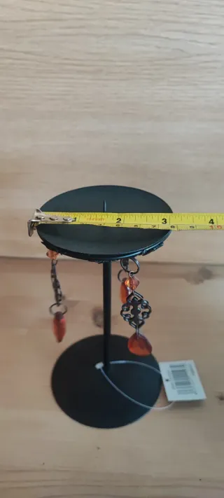 Portacandele in metallo con decorazioni