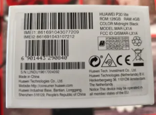 Huawei P30 Lite 128GB Nero/Argento