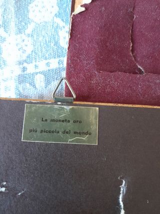 Monete d'oro più piccole al mondo