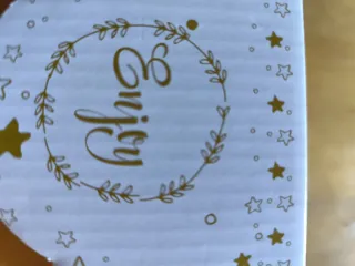 Bicchieri Natalizi Vetro Dorato Fiocchi Neve