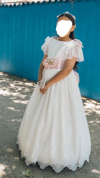 Vestido de comunión con complementos