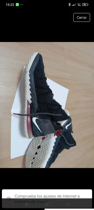 Zapatillas Nike LeBron 18 Bred Talla 46