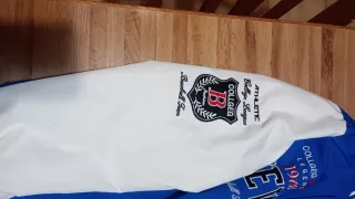 Giacca leggera New York blu e bianca