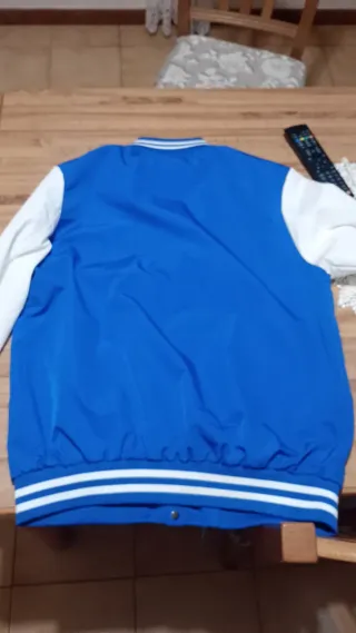 Giacca leggera New York blu e bianca