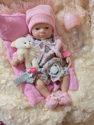 Reborn. de silicona se puede bañar