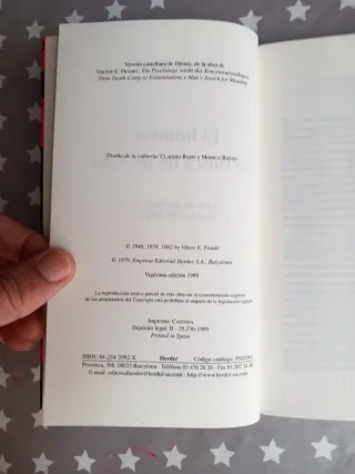 El Hombre En Busca de Sentido