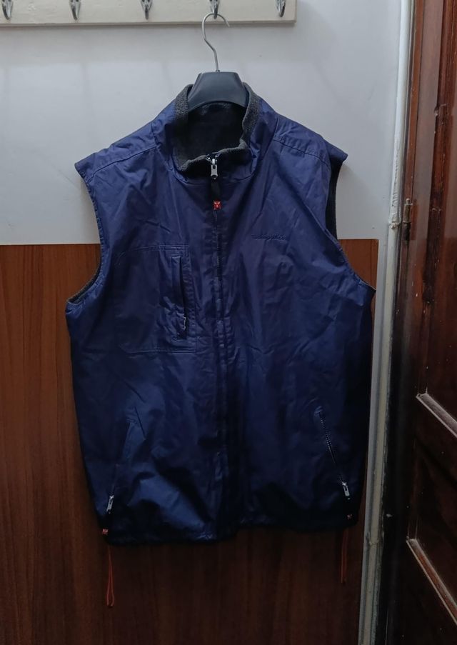 Chaleco reversible azul hombre Talla L