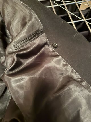 Cappotto uomo in panno nero