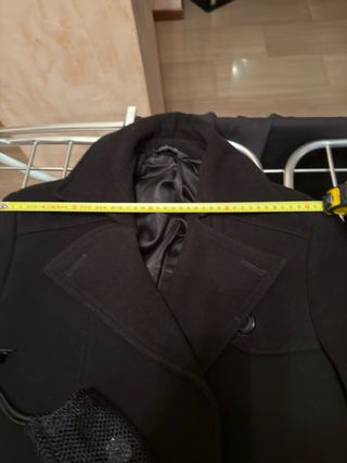 Cappotto uomo in panno nero