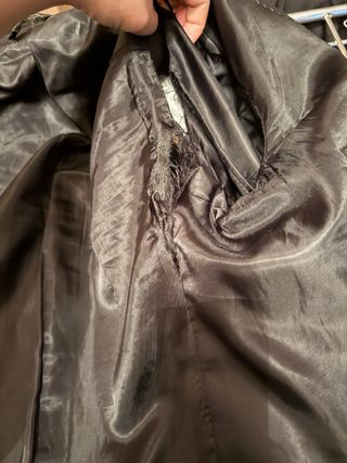 Cappotto uomo in panno nero